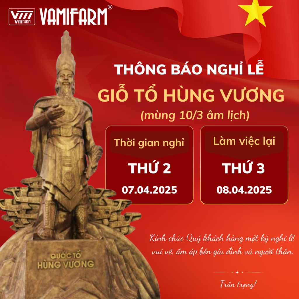 THÔNG BÁO NGHỈ LỄ GIỖ TỔ HÙNG VƯƠNG 10/3 1 Thông báo lịch nghỉ lễ Giỗ tổ Hùng Vương 10/3